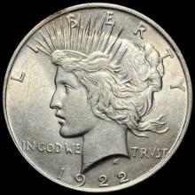 1922 Silver Peace Dollar CHOICE BU