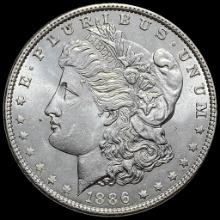 1886 Morgan Silver Dollar GEM BU