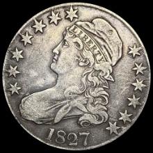 1827 Capped Bust Half Dollar LIGHTLY CIRCULATED