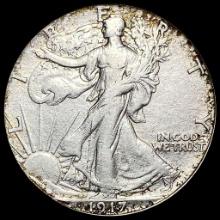 1917-S Walking Liberty Half Dollar LIGHTLY CIRCULATED