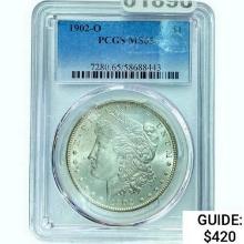 1902-O Morgan Silver Dollar  MS65