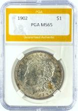 1902 Morgan Silver Dollar PGA MS65
