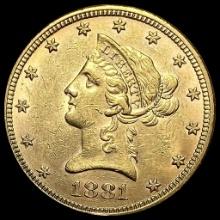 1881 $10 Liberty Head Eagle UNCIRCULATED