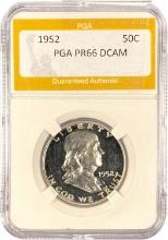 1952 Franklin Half Dollar PGA PR65 DCAM