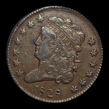 1828 Classic Head Half Cent CLOSELY UNCIRCULATED