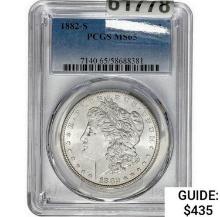 1882-S Morgan Silver Dollar  MS65