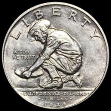 1925-S Silver California Diamond Jubilee Half Dollar UNCIRCULATED