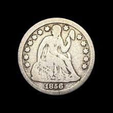 1856-O Seated Liberty Dime NICELY CIRCULATED