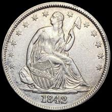 1842 Silver Half Dollar (Seated Liberty) UNCIRCULATED