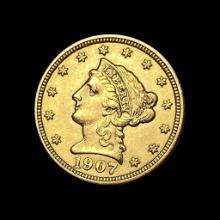 1907 Liberty Head Gold Quarter Eagle $2.50 UNCIRCULATED