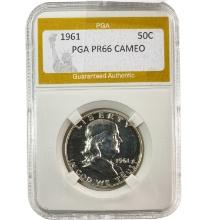1961 Franklin Half Dollar PGA PR66 CAMEO