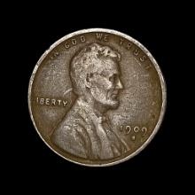 1909-S Lincoln Wheat Cent NEARLY UNCIRCULATED