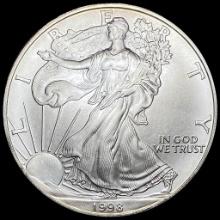 1998 Silver American Eagle $1 GEM BU