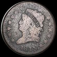1813 Classic Head Large Cent NICELY CIRCULATED