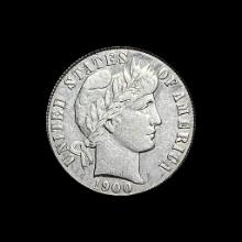 1900-O Silver Barber Dime CLOSELY UNCIRCULATED