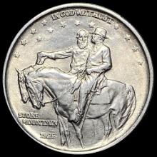 1925 Stone Mountain Silver Half Dollar CHOICE BU
