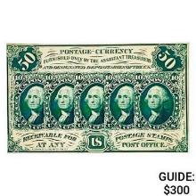 50C Postage Fractional Currency
