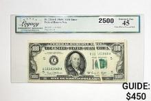 1969C $100 Federal Reserve Note-Virgina LCG 45 EF