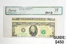 1985 $20 Federal Reserve Note-Phil. LCG 35 VF