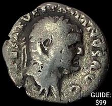 Roman Vespasian 69-79AD Silver Denarius NEARLY UNCIRCULATED