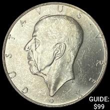 1938 Sweden Silver 2 Kroner UNCIRCULATED
