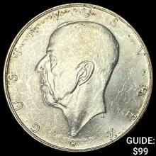1938 Sweden Silver 2 Kroner UNCIRCULATED