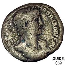Roman Hadrian 117-138 AD Silver Denarius NEARLY UNCIRCULATED