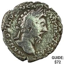 Roman Commodus 177-192 AD Silver Denarius ABOUT UNCIRCULATED