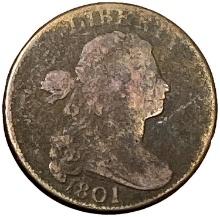 1801 Draped Bust Large Cent Avg Circ