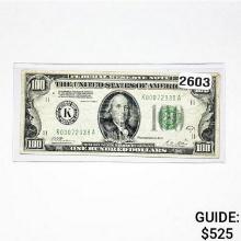 1928A $100 Federal Reserve Note-Bank of Dallas, TX