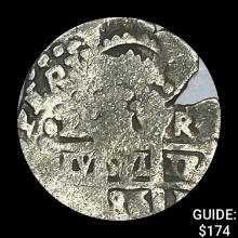 1500s-1600s Spanish Colonial Silver Cob NEARLY UNCIRCULATED