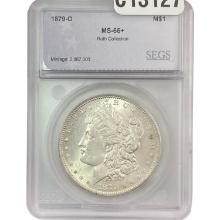 1879-O Morgan Silver Dollar SEGS MS66+