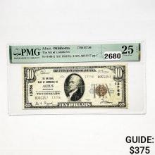 1929 $10 Altus, OK N.B. of Comm. Note PMG 25 EPQ