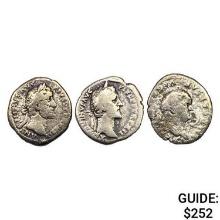 Roman Elagabalus, AD 218-222 Silver Denarius NGC XF