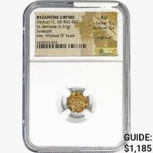Roman Gallienus, AD 253-268 BI Dbl-Denarius NGC F