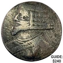 247 BC-224 AD Parthian Silver Tetradrachm NEARLY UNCIRCULATED