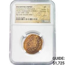 Byzantine .1244oz Gold Hyperpyron NGC XF