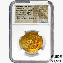 Roman Commodus, AD 177-192 Silver Denarius NGC VF