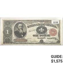1891 $1 United States Treasury Note - Large Size