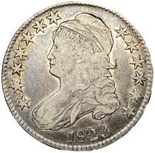 1823 Capped Bust Half Dollar Fine