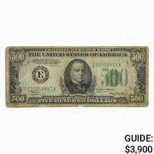 1934 A $500 Fed. Reserve Note