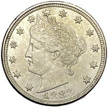 1883 No Cents Liberty Victory Nickel MS