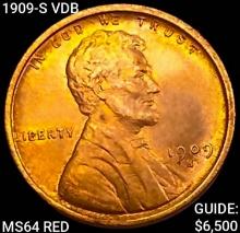 1909-S VDB Wheat Cent CHOICE BU RD