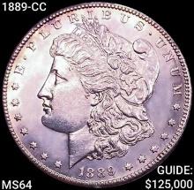 1889-CC Morgan Silver Dollar CHOICE BU