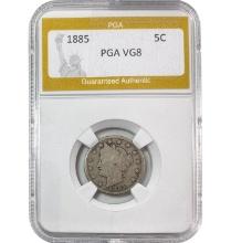 1885 Liberty Victory Nickel PGA VG8