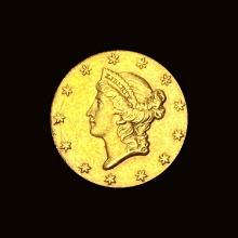 1852 Gold $1 Type 1 UNCIRCULATED