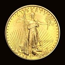 2003 1/10 oz Gold American Eagle $5 SUPERB GEM BU