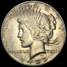 1935-S Silver Peace Dollar NEARLY UNCIRCULATED