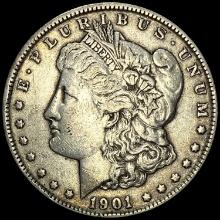1901 Silver Morgan Dollar NEARLY UNCIRCULATED
