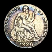 1886 Seated Liberty Dime CLOSELY UNCIRCULATED